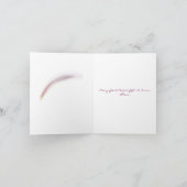 Waterverf Baby Geboorteaankondigingskaart (Binnen)