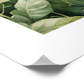 Waterverf Baby Giraffe Poster (Hoek)