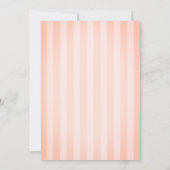 Waterverf Baby Herten Gestreept Baby shower Kaart (Achterkant)