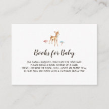 Waterverf Baby Herten op White Book Verzoek