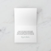 Waterverf Baby het is koud buiten Baby shower Tha Bedankkaart (Binnen)