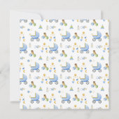 Waterverf baby jongen kaart (Achterkant)