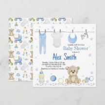 Waterverf baby jongen