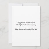 Waterverf Baby Kerstmis Kaart (Achterkant)