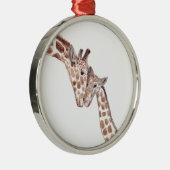 Waterverf baby natuur  metalen ornament (Rechts)