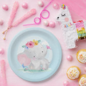 Waterverf Baby Papieren Bordje (Feest)