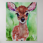 waterverf baby poster (Voorkant)