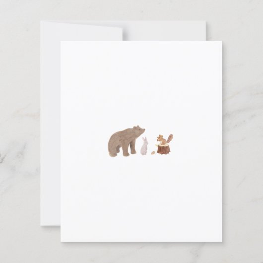 Waterverf Baby shower (Achterkant)