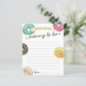 Waterverf Baby shower advies voor mam (Staand voorkant)