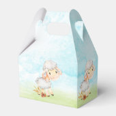 Waterverf Baby shower Boerderij Bedankdoosjes (Achterkant)