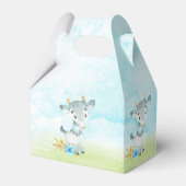 Waterverf Baby shower Boerderij Bedankdoosjes (Achterkant)