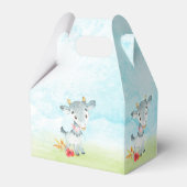 Waterverf Baby shower Boerderij Bedankdoosjes (Achterkant)