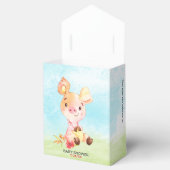 Waterverf Baby shower Boerderij Bedankdoosjes (Geopend)