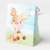 Waterverf Baby shower Boerderij Bedankdoosjes (Achterkant)