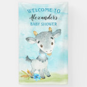 Waterverf Baby shower Boerderij Spandoek (Verticaal)
