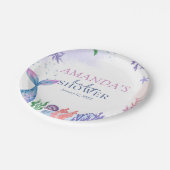 Waterverf Baby shower Bord (Gekanteld)