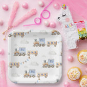 Waterverf Baby shower Borden Papieren Bordje (Feest)