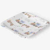 Waterverf Baby shower Borden Papieren Bordje (Gebogen)