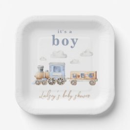 Waterverf Baby shower Borden Papieren Bordje