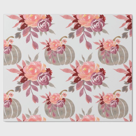 Waterverf Baby shower Cadeaupapier (Vlak)