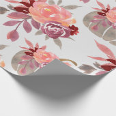  Waterverf Baby shower Cadeaupapier (Hoek)