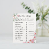 waterverf Baby shower Game (Staand voorkant)