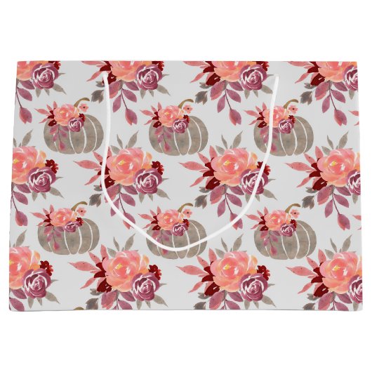  Waterverf Baby shower Groot Cadeauzakje (Voorkant)