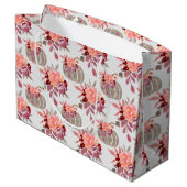  Waterverf Baby shower Groot Cadeauzakje (Achterkant Gekanteld)