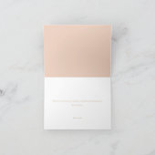 Waterverf Baby shower Hartelijk dank Bedankkaart (Binnen)