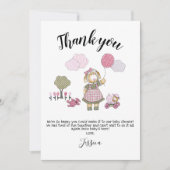 Waterverf Baby shower Hartelijk dank Kaart (Voorkant)
