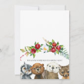 Waterverf Baby shower Kaart (Achterkant)