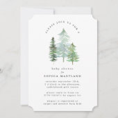 Waterverf baby shower kaart (Voorkant)