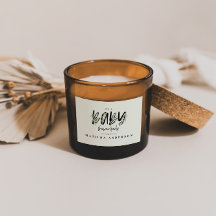 Waterverf baby shower olijfbladeren