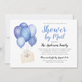 Waterverf Baby shower per post lange afstand Kaart (Voorkant)