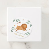 Waterverf Baby shower schattig dierlijk Bedankjes Labels (In situ)