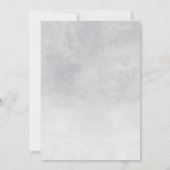 Waterverf Baby shower tweelingballonnen Bedankkaart (Achterkant)