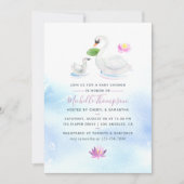 Waterverf Baby shower uitnodiging (Voorkant)