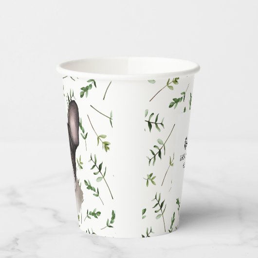 Waterverf Baby shower  van Bulldog Papieren Bekers (Links)