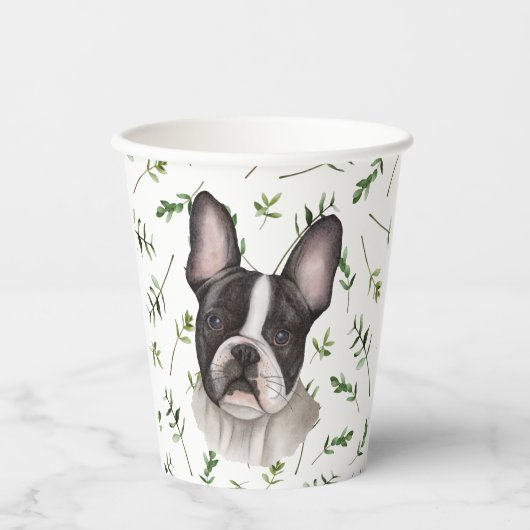 Waterverf Baby shower  van Bulldog Papieren Bekers (Voorkant)