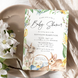 Waterverf Baby shower voorbunes Kaart