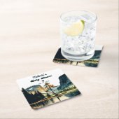 Waterverf Baby shower Yosemite National Park ca Kartonnen Onderzetters (Insitu)