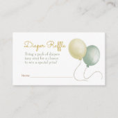 Waterverf Baby Speelgoed — luierspoeling Informatiekaartje (Voorkant)