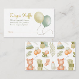 Waterverf Baby Speelgoed — luierspoeling Informatiekaartje