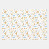 Waterverf Baby Toys Train Bunny Rabbit Baby Inpakpapier Vel (Voorkant 3)