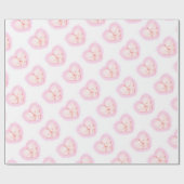 Waterverf Baby Twins Baby shower Moederschap Cadeaupapier (Vlak)