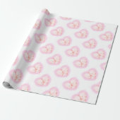 Waterverf Baby Twins Baby shower Moederschap Cadeaupapier (Uitgerold)