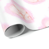 Waterverf Baby Twins Baby shower Moederschap Cadeaupapier (Rol Hoek)