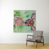 waterverf baby wandkleed (In Situ (horizontaal))