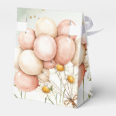 Waterverf Baby Witte Gans Verjaardagsfeest Schatti Bedankdoosjes (Achterkant)