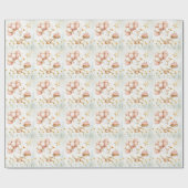 Waterverf Baby Witte Gans Verjaardagsfeest Schatti Cadeaupapier (Vlak)